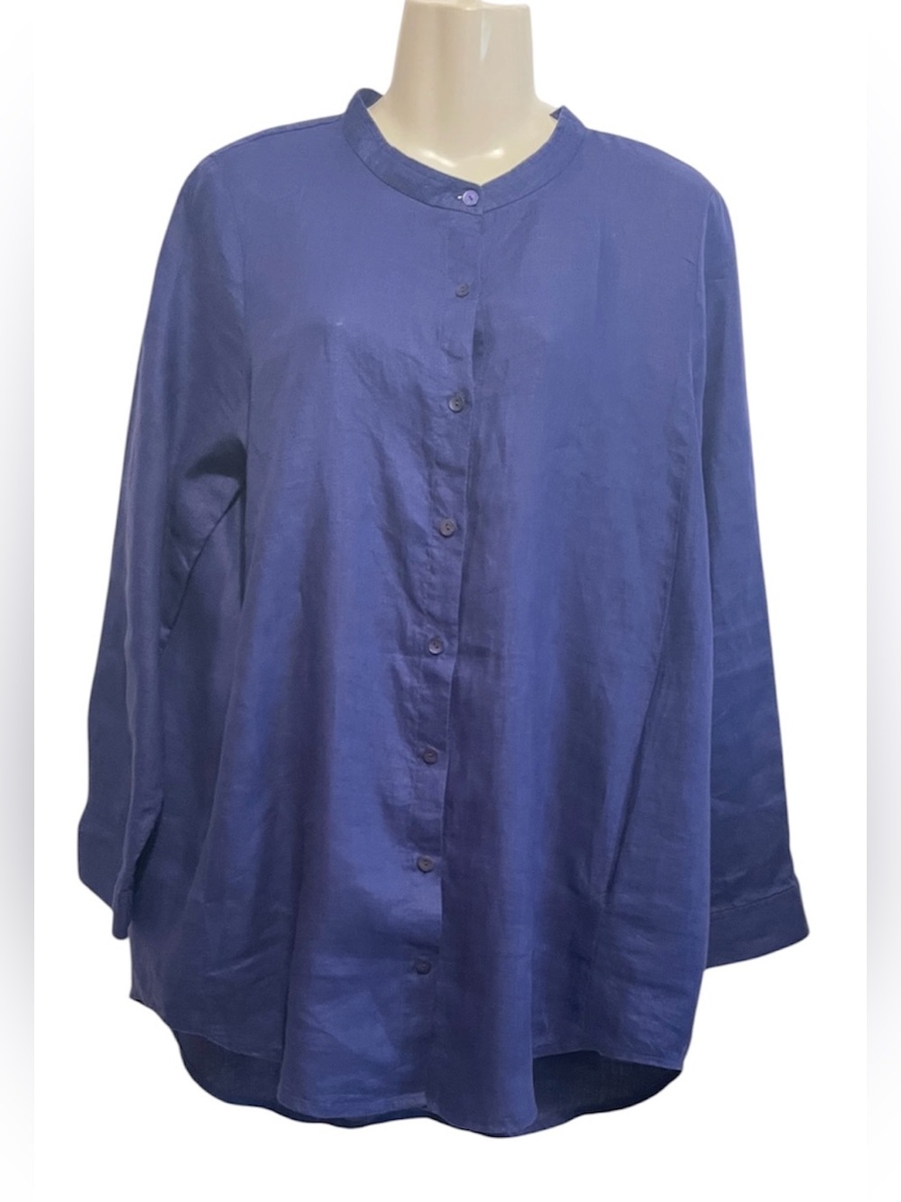 Eileen Fisher Deep Blue Tunic Top
oversize - Picture 2 of 8